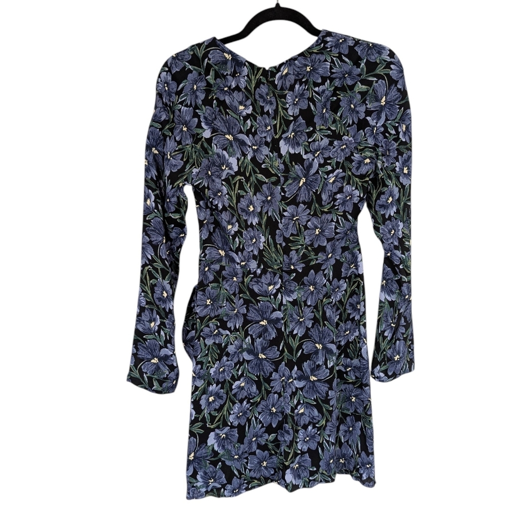 & Other Stories Floral Print Mini Wrap Dress - Size 4 - Picture 5 of 13